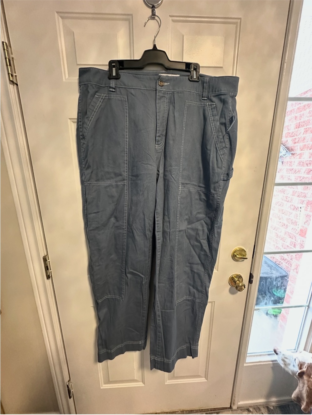 Old Navy Slate Blue Utility Pants - Size 18 Tall - Picture 4 of 5